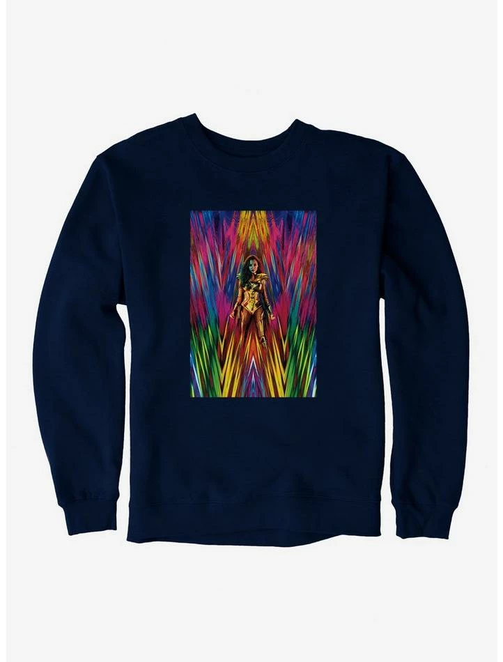 Outlet 💯 DC Comics Wonder 👩 Woman 1984 Multicolor Poster Sweatshirt 💯 - Image 4