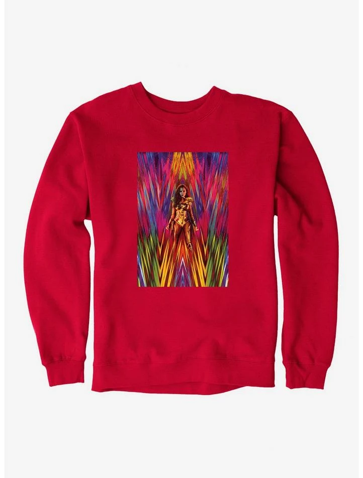 Outlet 💯 DC Comics Wonder 👩 Woman 1984 Multicolor Poster Sweatshirt 💯 - Image 6
