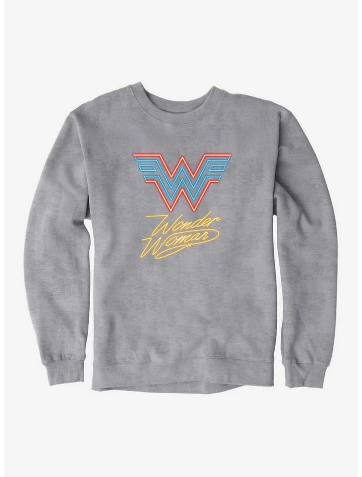 Hot Sale ๐คฉ DC Comics Wonder ๐ฉ Woman 1984 Neon Throwback Sweatshirt โญ - Image 3