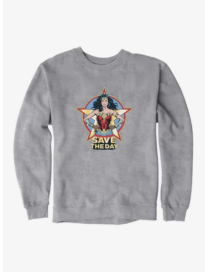Hot Sale ๐งจ DC Comics Wonder ๐ฉ Woman 1984 Save The Day Sweatshirt ๐ - Image 3