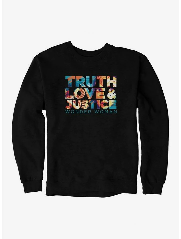 Best reviews of 👍 DC Comics Wonder 👩 Woman 1984 Truth, Love, & Justice Sweatshirt ⭐ - Image 2