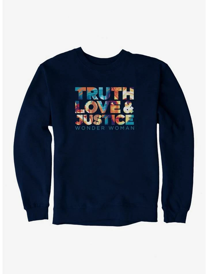 Best reviews of 👍 DC Comics Wonder 👩 Woman 1984 Truth, Love, & Justice Sweatshirt ⭐ - Image 4