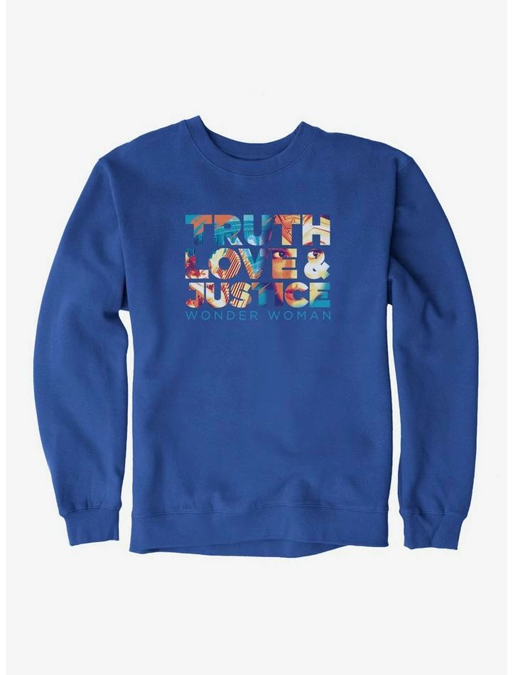 Best reviews of 👍 DC Comics Wonder 👩 Woman 1984 Truth, Love, & Justice Sweatshirt ⭐ - Image 6
