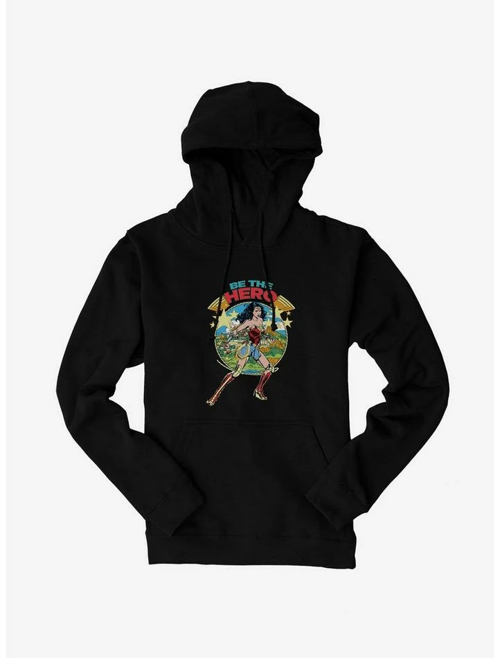 Outlet ๐งจ DC Comics Wonder ๐ฉ Woman 1984 Be The Hero Themyscira Hoodie โค๏ธ