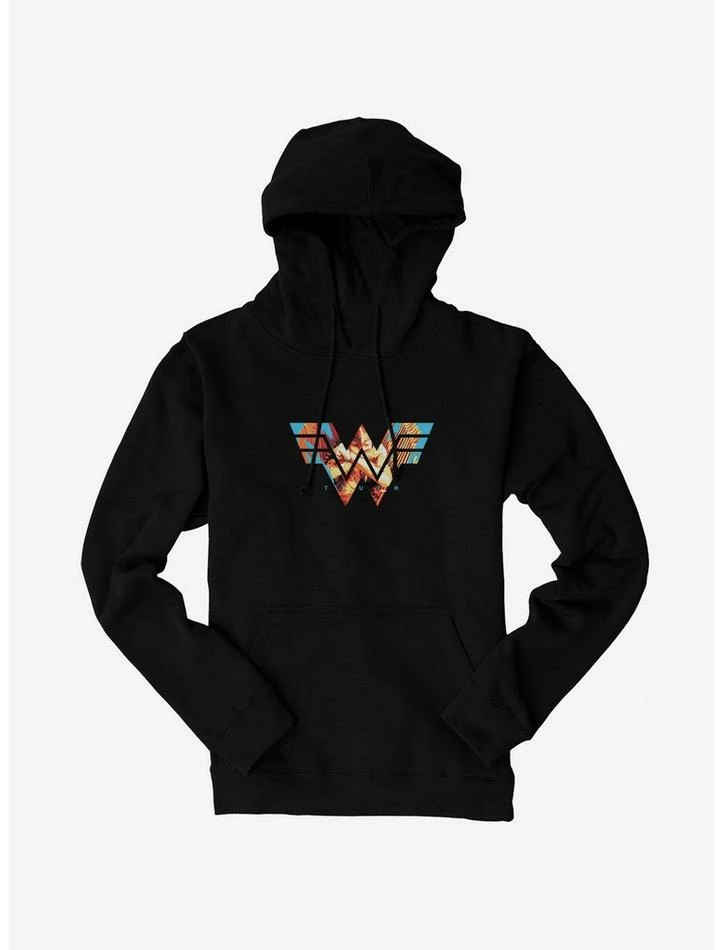 Promo 😀 DC Comics Wonder 👩 Woman 1984 Blocking Insignia Hoodie ⌛ - Image 2