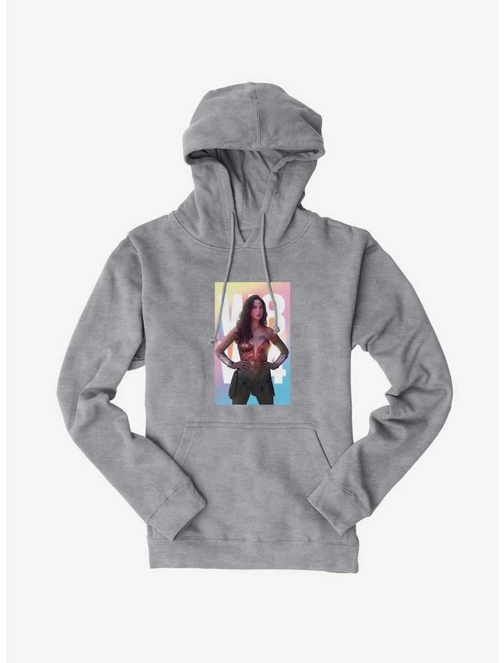 Best deal ๐งจ DC Comics Wonder ๐ฉ Woman 1984 Is Here Multi Background Hoodie โ - Image 3
