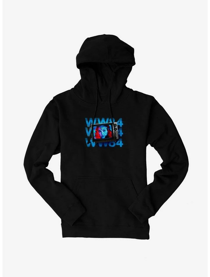 Outlet 😀 DC Comics Wonder 👩 Woman 1984 Retro Box TV Hoodie 💯 - Image 2