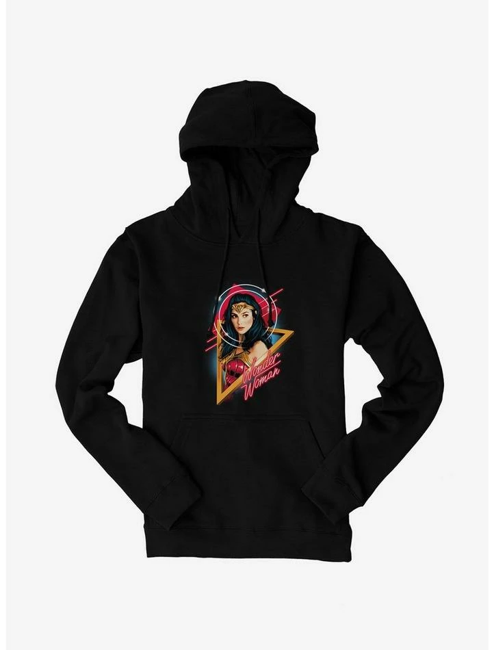 Best Pirce ๐ DC Comics Wonder ๐ฉ Woman 1984 Retro Art Portait Hoodie ๐งจ - Image 2