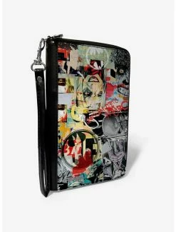 New 😉 DC Comics Batman And Gotham City Villains Zip Around Wallet 🔥