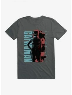 Budget ⌛ DC Comics The Batman Catwoman Selina Kyle Cats T-Shirt 🎉