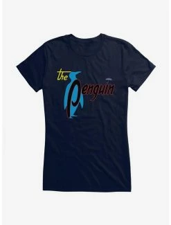 New 👏 Batman The Penguin Logo 👧 Girls T-Shirt ✨
