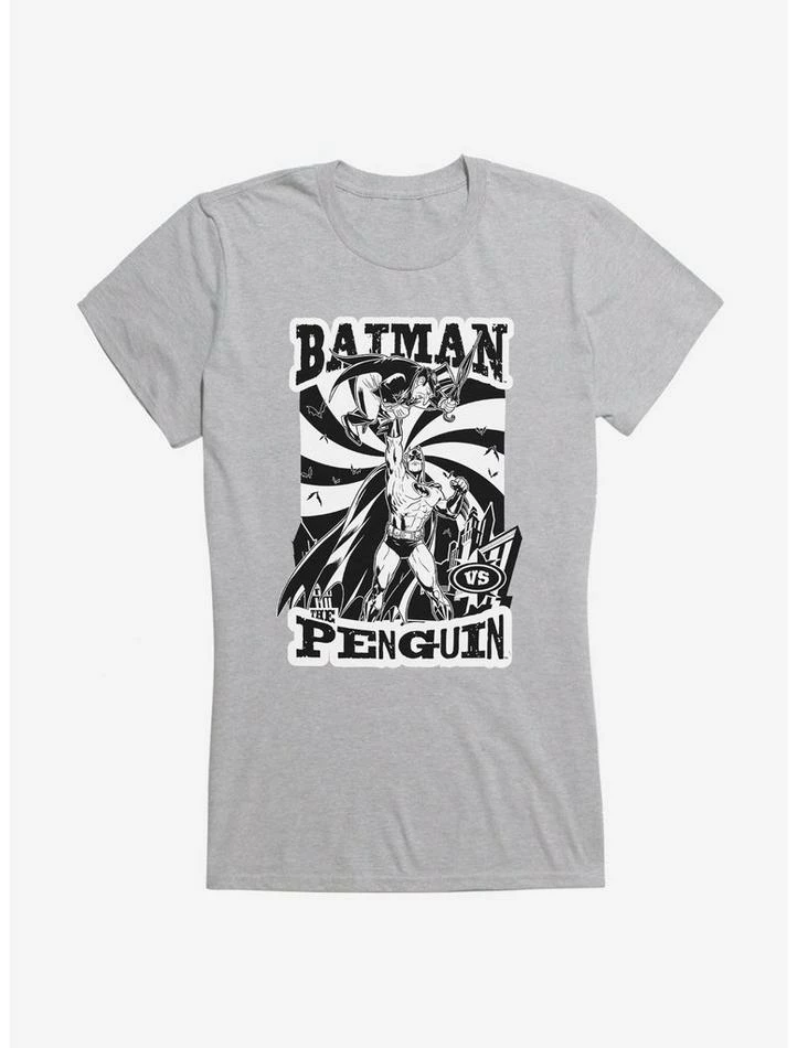 Promo ๐ Batman The Penguin Vs Epic Battle ๐ง Girls T-Shirt ๐ - Image 3