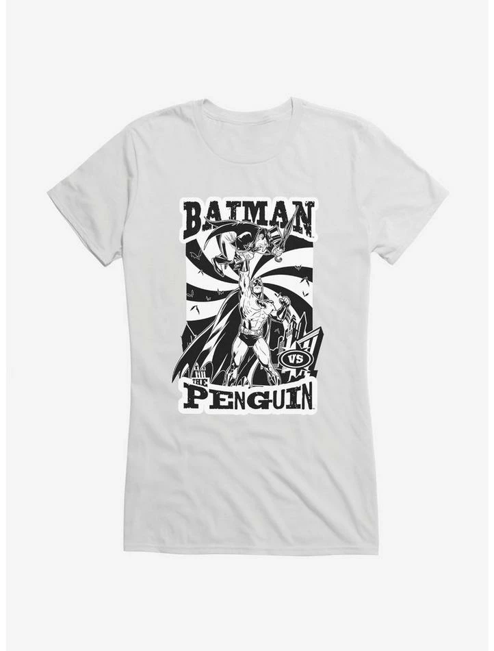 Promo ๐ Batman The Penguin Vs Epic Battle ๐ง Girls T-Shirt ๐ - Image 6