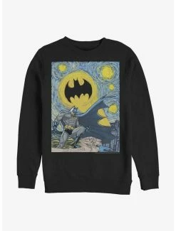 Hot Sale 🔔 DC Comics Batman Starry Gotham Sweatshirt ✔️