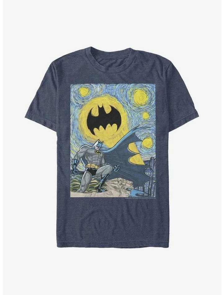 Best reviews of ๐คฉ DC Comics Batman Starry Gotham T-Shirt โ๏ธ - Image 3