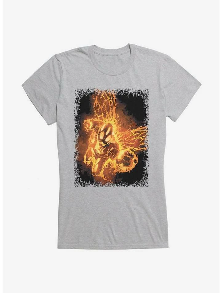 Best Sale 🥰 DC Comics Batman Flames 👧 Girls T-Shirt ⌛ - Image 3