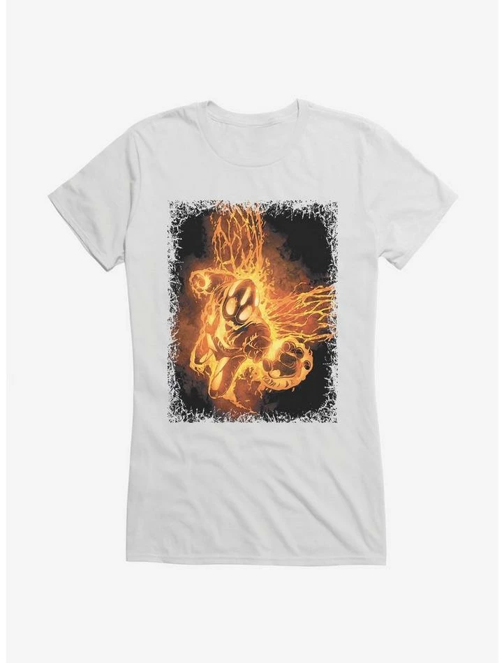 Best Sale 🥰 DC Comics Batman Flames 👧 Girls T-Shirt ⌛ - Image 6