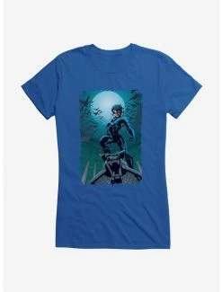 New โ DC Comics Batman Full Moon ๐ง Girls T-Shirt ๐