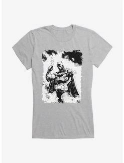 Flash Sale 🎁 DC Comics Batman Cloudy Night 👧 Girls T-Shirt 👍