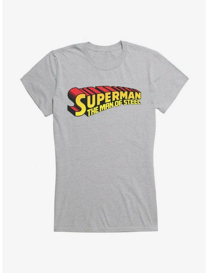 Cheapest 👍 DC Comics Superman Of Steel Logo 👧 Girls T-Shirt 🥰 - Image 3