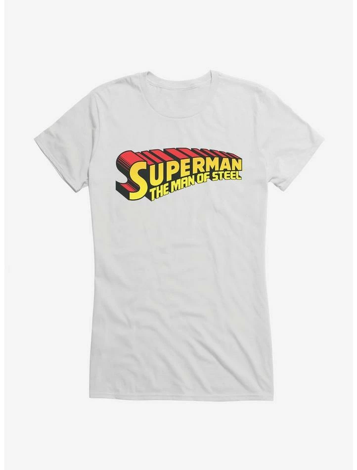 Cheapest 👍 DC Comics Superman Of Steel Logo 👧 Girls T-Shirt 🥰 - Image 6