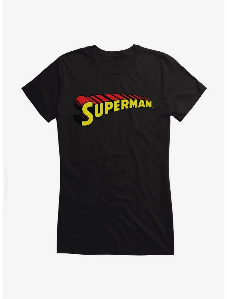 Outlet ๐ DC Comics Superman Red 3D Logo ๐ง Girls T-Shirt โ - Image 2