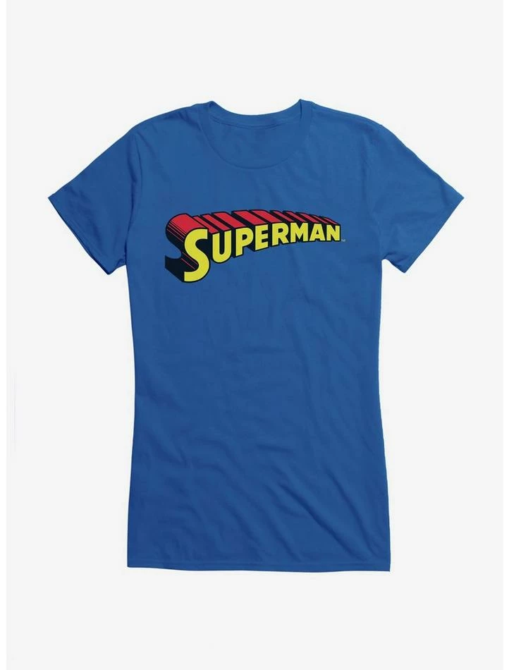 Outlet ๐ DC Comics Superman Red 3D Logo ๐ง Girls T-Shirt โ - Image 5