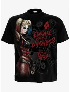 Brand new 🤩 DC Comics Harley Quinn Embrace Madness T-Shirt ❤️