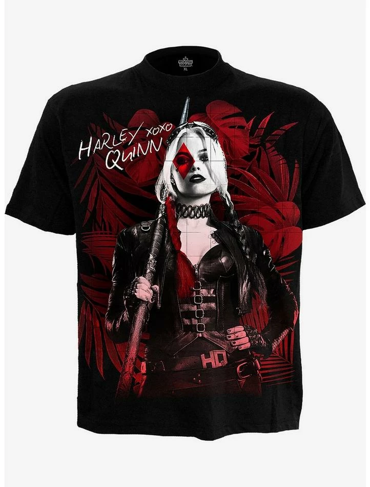 Outlet ๐งจ DC Comics The Suicide Squad Harley Quinn Xoxo T-Shirt ๐