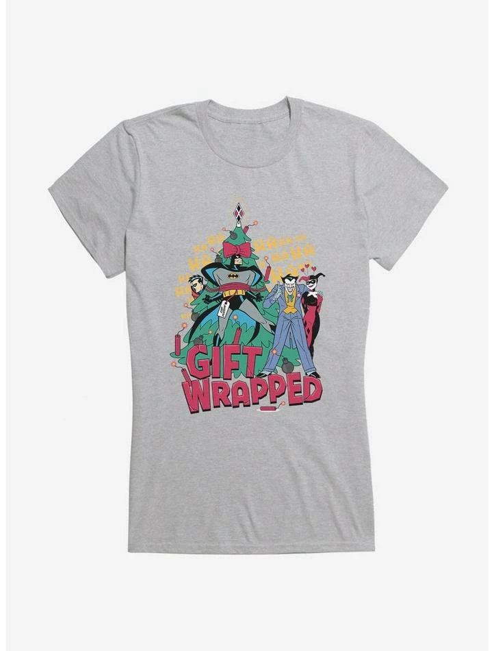 Flash Sale โ๏ธ DC Comics Batman Gift Wrapped ๐ง Girls T-Shirt ๐คฉ
