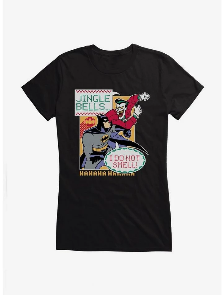 Wholesale 😉 DC Comics Batman Jingle Bells 👧 Girls T-Shirt ❤️ - Image 2