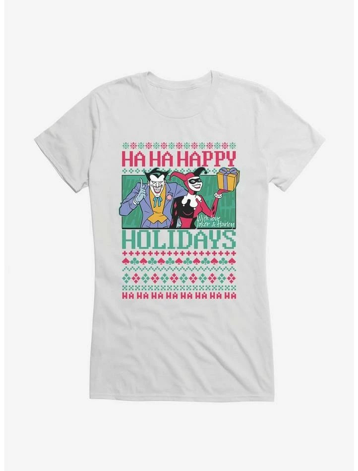 Best Sale ๐ DC Comics Batman With Love Joker And Harley ๐ง Girls T-Shirt ๐คฉ - Image 6