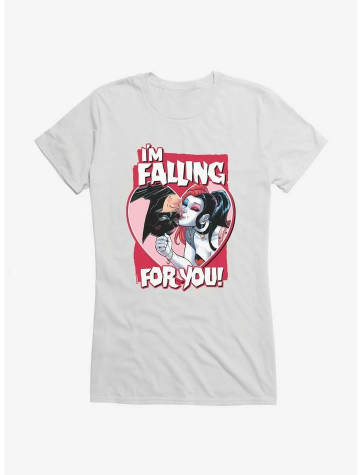 Best Sale โจ DC Falling For You Batman & Harley Quinn ๐ง Girls T-Shirt ๐ - Image 2