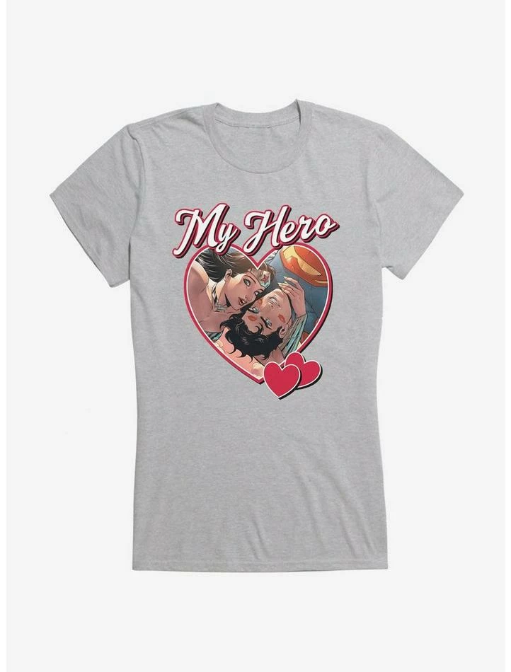 Cheap ๐คฉ DC My Hero Superman & Wonder ๐ฉ Woman ๐ง Girls T-Shirt โ - Image 2