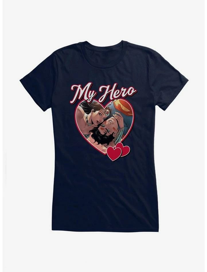Cheap ๐คฉ DC My Hero Superman & Wonder ๐ฉ Woman ๐ง Girls T-Shirt โ - Image 6