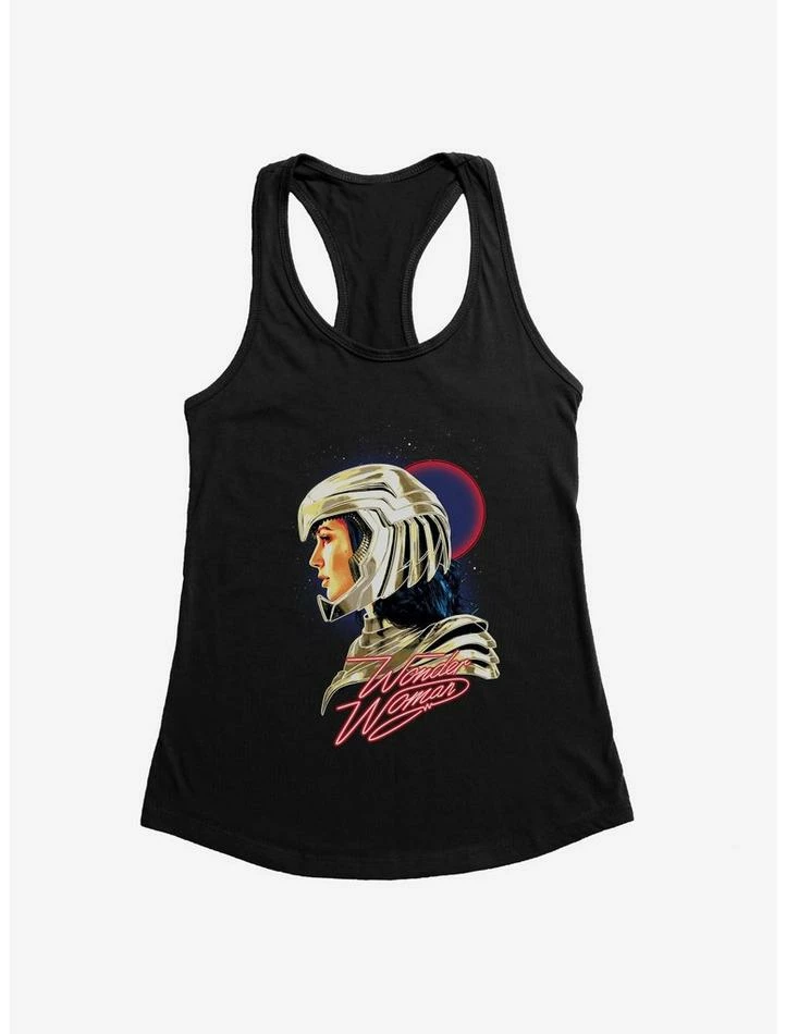 Cheap ⭐ DC Comics Wonder 👩 Woman 1984 Glam Golden Eagle Armor Side Profile Girl's Tank 😉 - Image 2