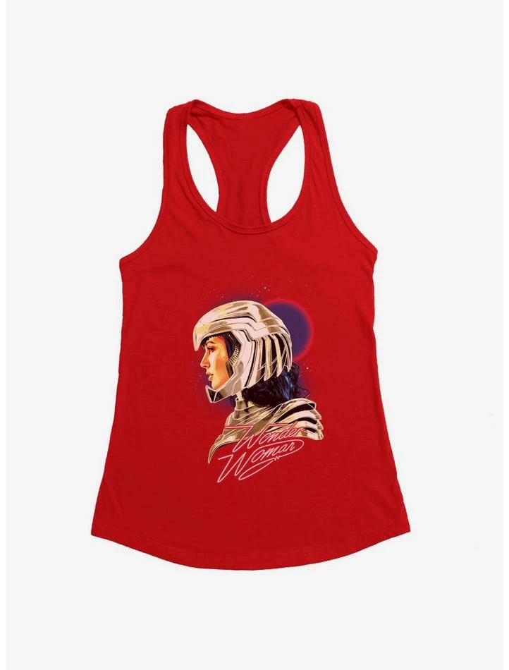 Cheap ⭐ DC Comics Wonder 👩 Woman 1984 Glam Golden Eagle Armor Side Profile Girl's Tank 😉 - Image 5