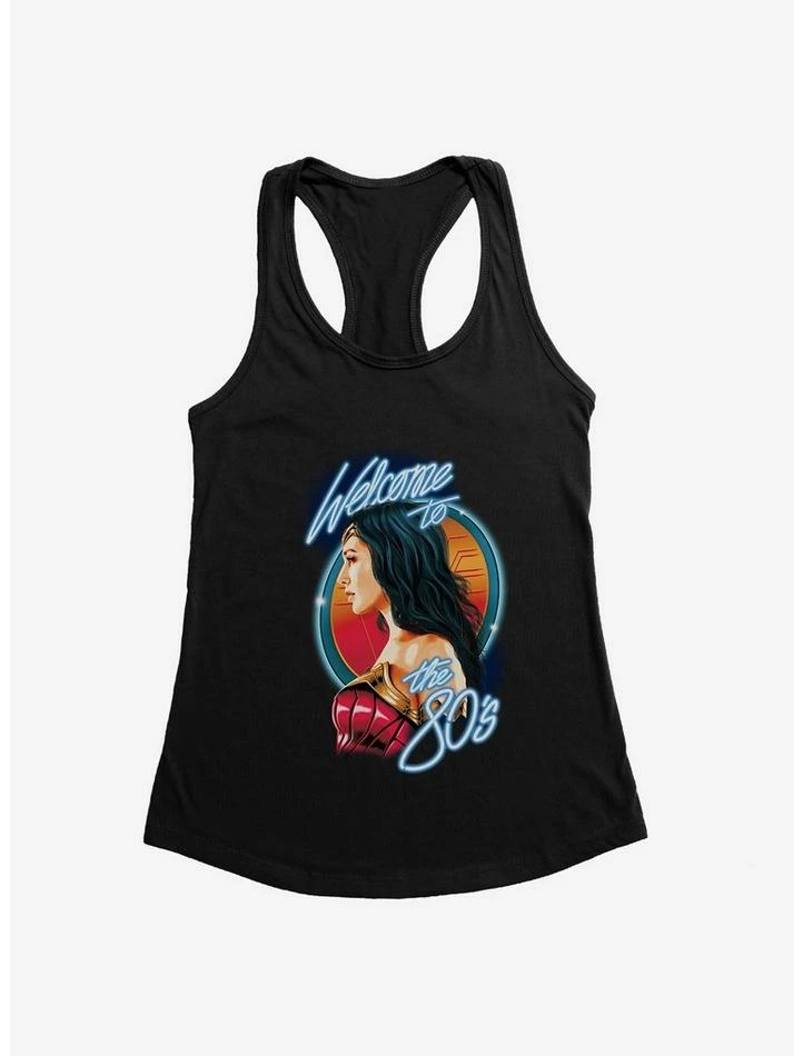 Discount 🎉 DC Comics Wonder 👩 Woman 1984 Glam WW Side Profile Girl's Tank 😉 - Image 2