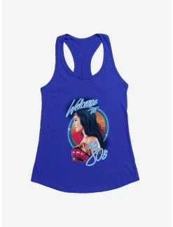 Discount 🎉 DC Comics Wonder 👩 Woman 1984 Glam WW Side Profile Girl's Tank 😉