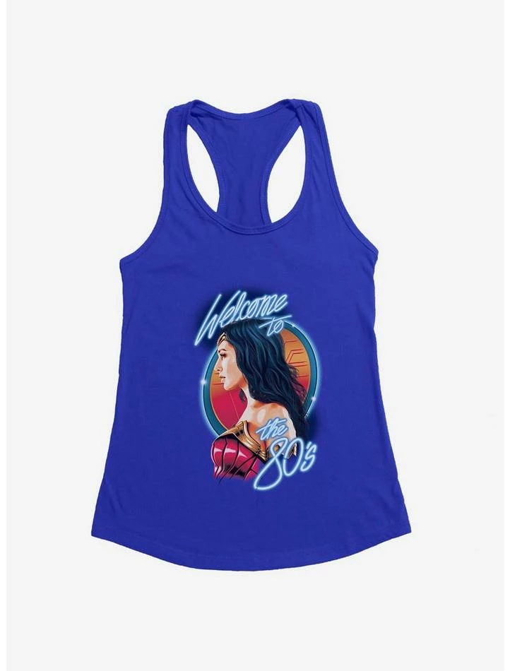 Discount 🎉 DC Comics Wonder 👩 Woman 1984 Glam WW Side Profile Girl's Tank 😉
