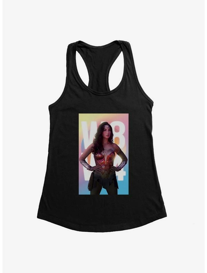 Wholesale ๐ DC Comics Wonder ๐ฉ Woman 1984 WC84 Logo Stance Girl's Tank ๐ - Image 2