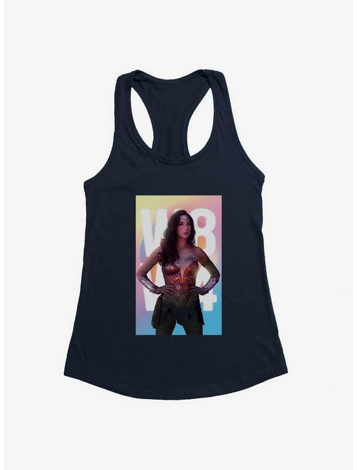 Wholesale ๐ DC Comics Wonder ๐ฉ Woman 1984 WC84 Logo Stance Girl's Tank ๐