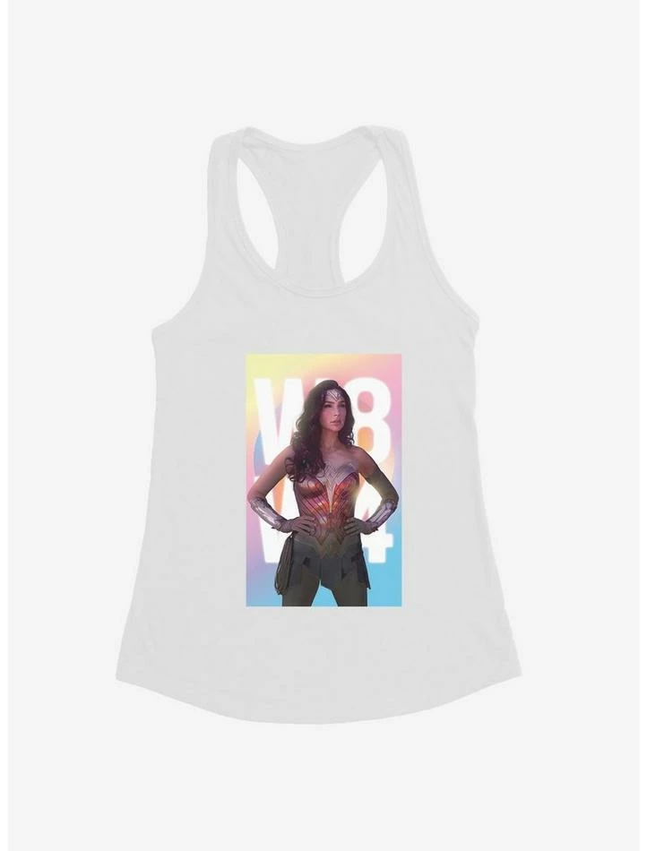 Wholesale ๐ DC Comics Wonder ๐ฉ Woman 1984 WC84 Logo Stance Girl's Tank ๐ - Image 6