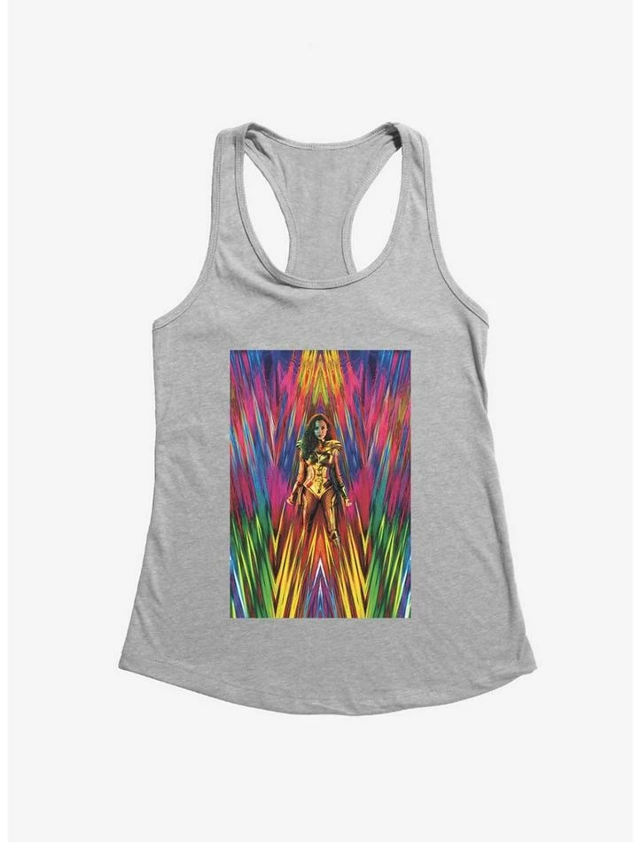 Best deal ๐ DC Comics Wonder ๐ฉ Woman 1984 Multicolor Poster Girl's Tank โ๏ธ - Image 3