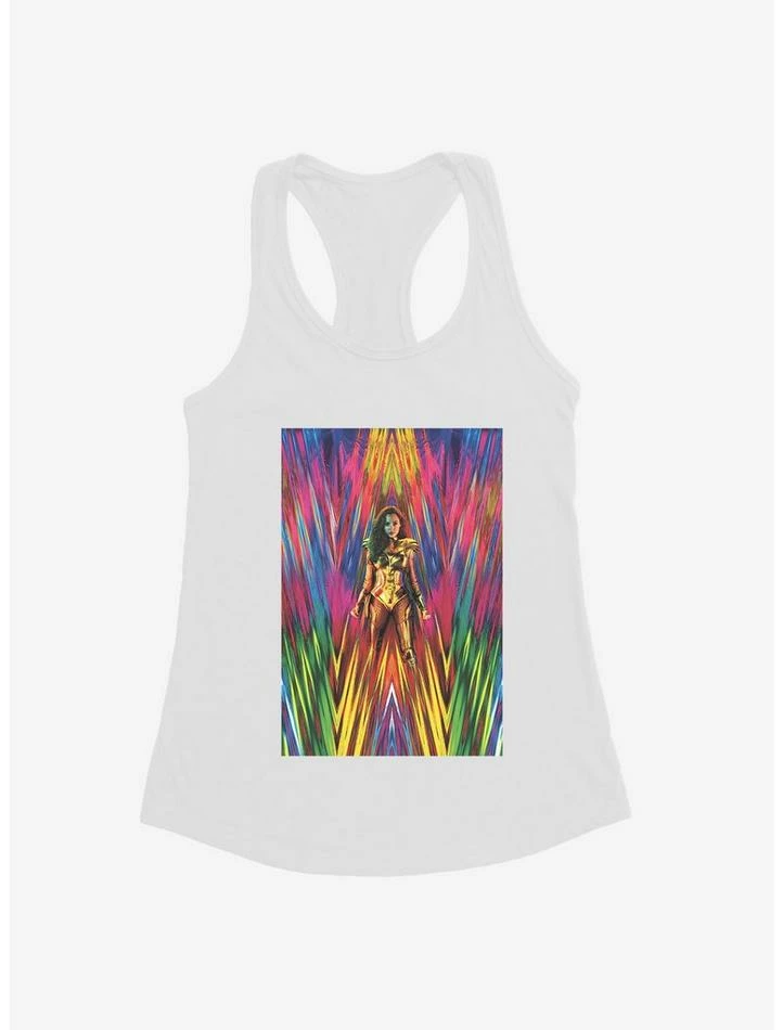 Best deal ๐ DC Comics Wonder ๐ฉ Woman 1984 Multicolor Poster Girl's Tank โ๏ธ - Image 6