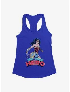 Best Pirce ✔️ DC Comics Wonder 👩 Woman Be The Hero Girl's Tank 😉