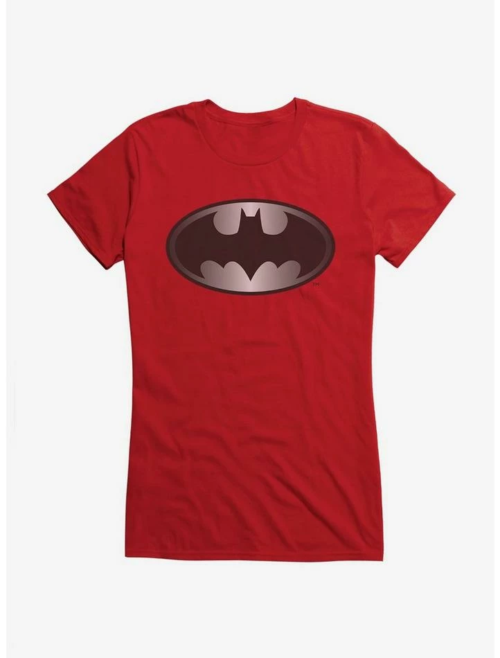 Cheapest ❤️ DC Comics Batman 1989 Silver Logo 👧 Girls T-Shirt 🤩 - Image 3