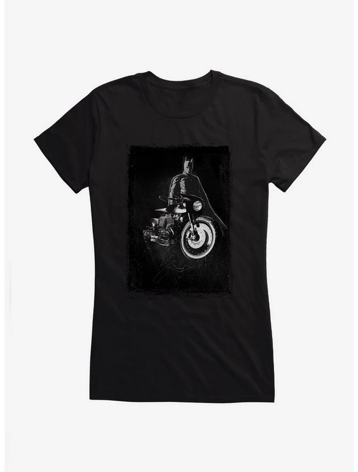 Best deal ๐ฏ DC Comics The Batman Black And White Wheels ๐ง Girls T-Shirt ๐ - Image 2