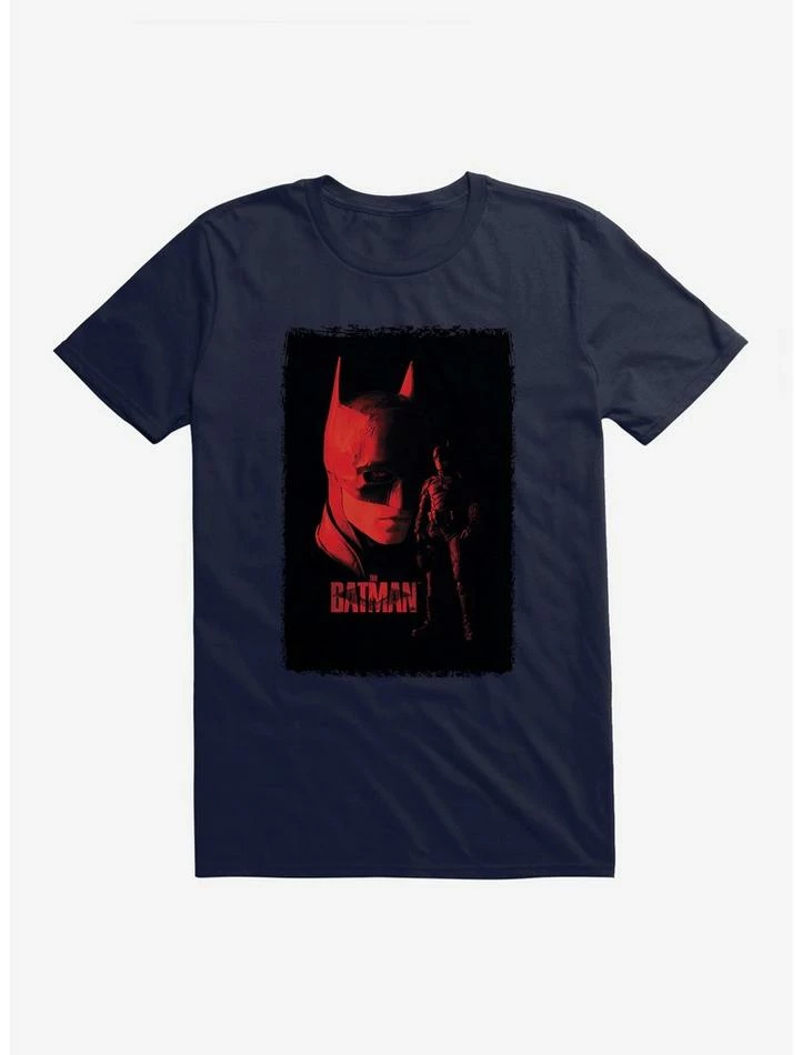 Cheap 💯 DC Comics The Batman Red Face T-Shirt 👏 - Image 3