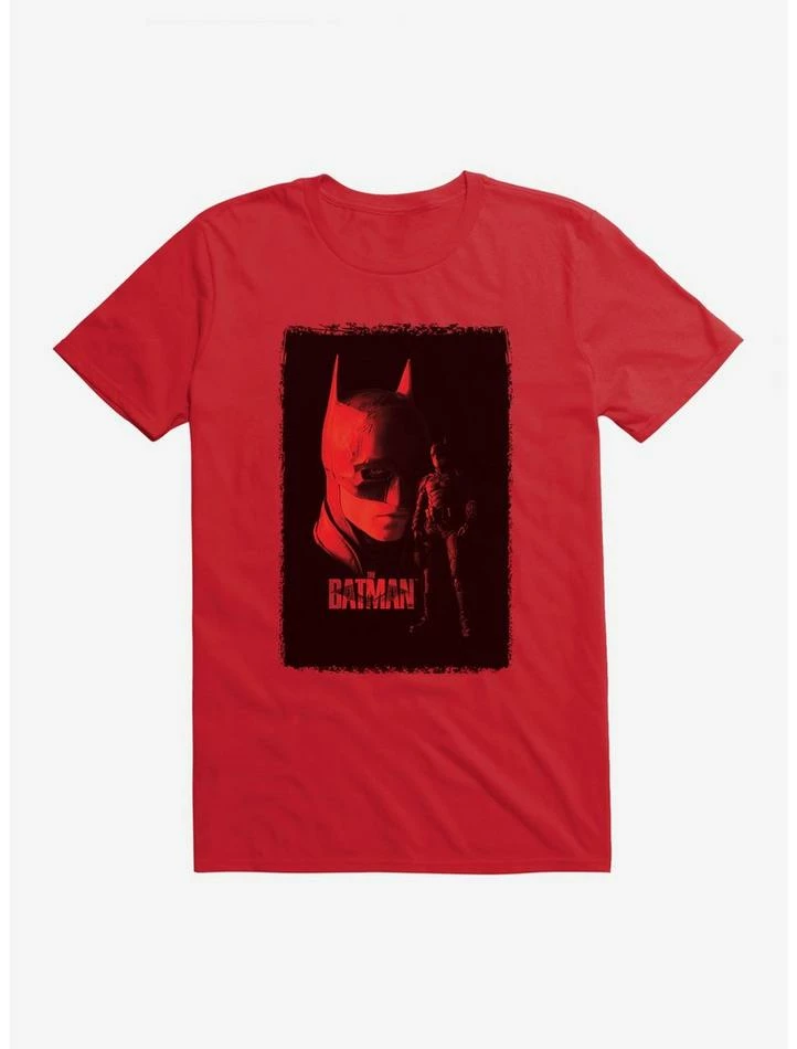 Cheap 💯 DC Comics The Batman Red Face T-Shirt 👏 - Image 4